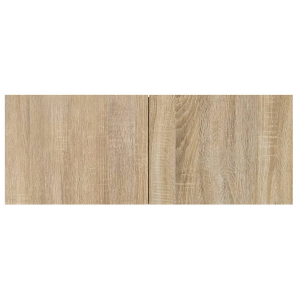 Produktbild för Tv-skåp 4 delar sonoma-ek 80x30x30 cm konstruerat trä