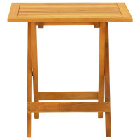Produktbild för Däckstol med bord massivt akaciaträ och textilen