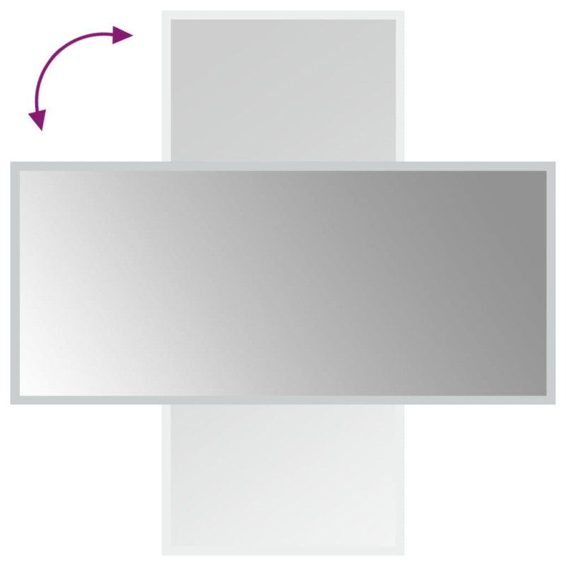 Produktbild för Badrumsspegel LED 40x90 cm