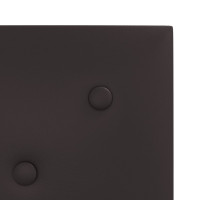 Miniatyr av produktbild för Väggpaneler 12 st svart 30x30 cm konstläder 1,08 m²