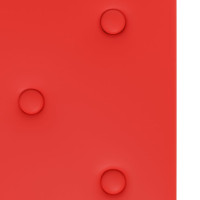 Produktbild för Väggpaneler 12 st röd 60x30 cm konstläder 2,16 m²