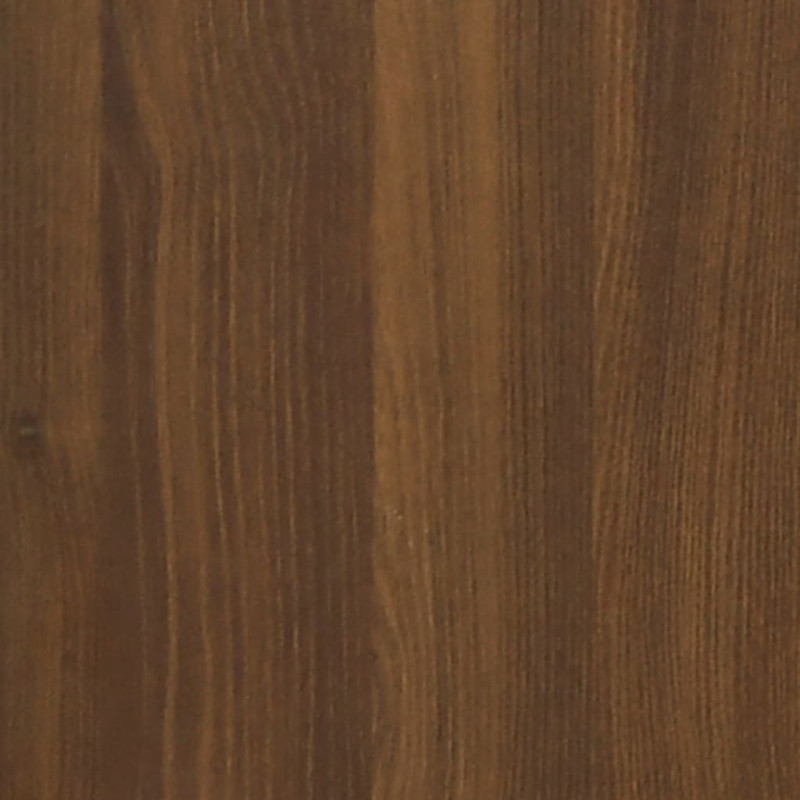 Produktbild för Underskåp rökfärgad Brun ek 40x46x81,5 cm konstruerat trä