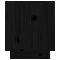 Miniatyr av produktbild för Tv-bänk svart 70x34x40 cm massiv furu