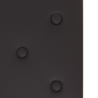 Produktbild för Väggpaneler 12 st svart 90x30 cm konstläder 3,24 m²