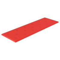 Produktbild för Väggpaneler 12 st röd 90x30 cm konstläder 3,24 m²