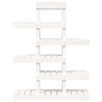 Miniatyr av produktbild för Växtställ vit 85x25x109,5 cm massiv furu