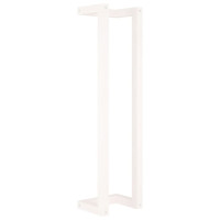Produktbild för Handduksställ Vit 23x18x90 cm massiv furu