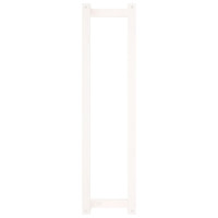 Produktbild för Handduksställ Vit 23x18x90 cm massiv furu
