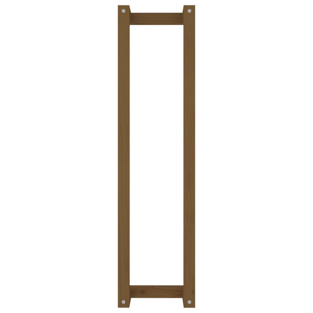 Produktbild för Handdukshängare honungsbrun 23x18x90 cm massiv furu