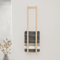 Produktbild för Handdukshängare 23x18x110 cm massiv furu