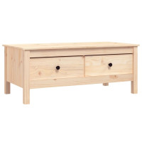Produktbild för Soffbord 100x50x40 cm massiv furu
