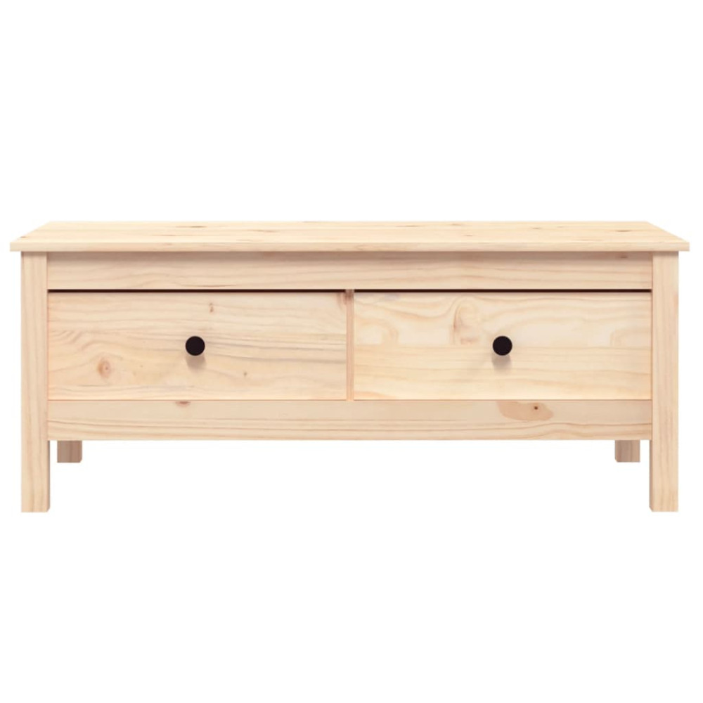 Produktbild för Soffbord 100x50x40 cm massiv furu
