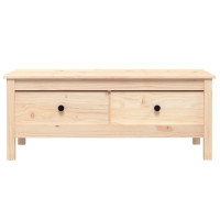 Produktbild för Soffbord 100x50x40 cm massiv furu