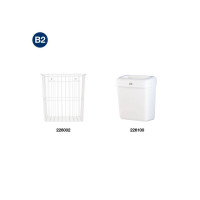 Produktbild för Insatspåse TORK B2 20L vit 100/rl
