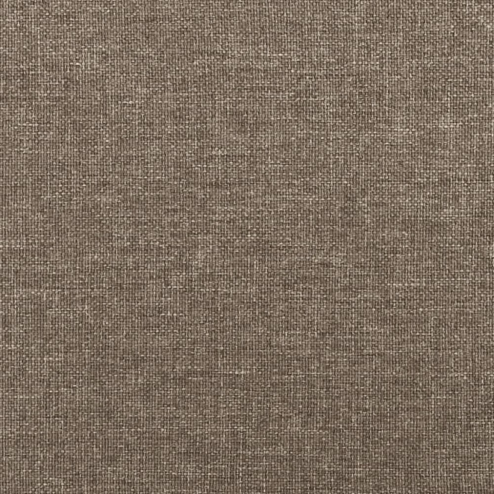 Produktbild för Sängram utan madrass taupe 180x200 cm tyg