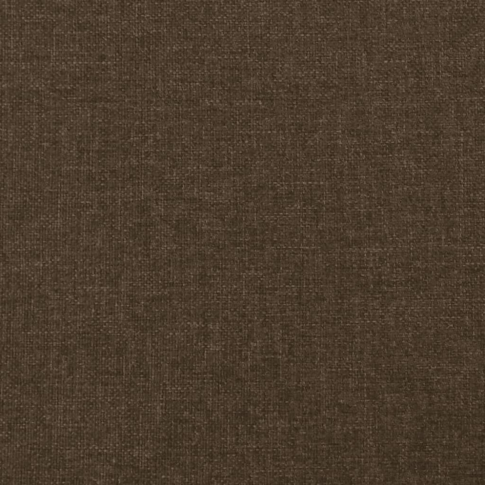Produktbild för Sängram utan madrass mörkbrun 90x200 cm tyg