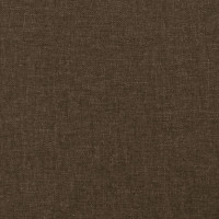 Produktbild för Sängram utan madrass mörkbrun 90x200 cm tyg