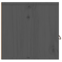 Produktbild för Väggskåp grå 60x30x30 cm massiv furu
