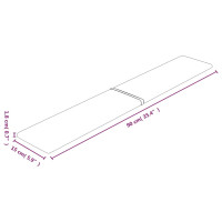 Produktbild för Väggpaneler 12 st rosa 90x15 cm sammet 1,62 m²