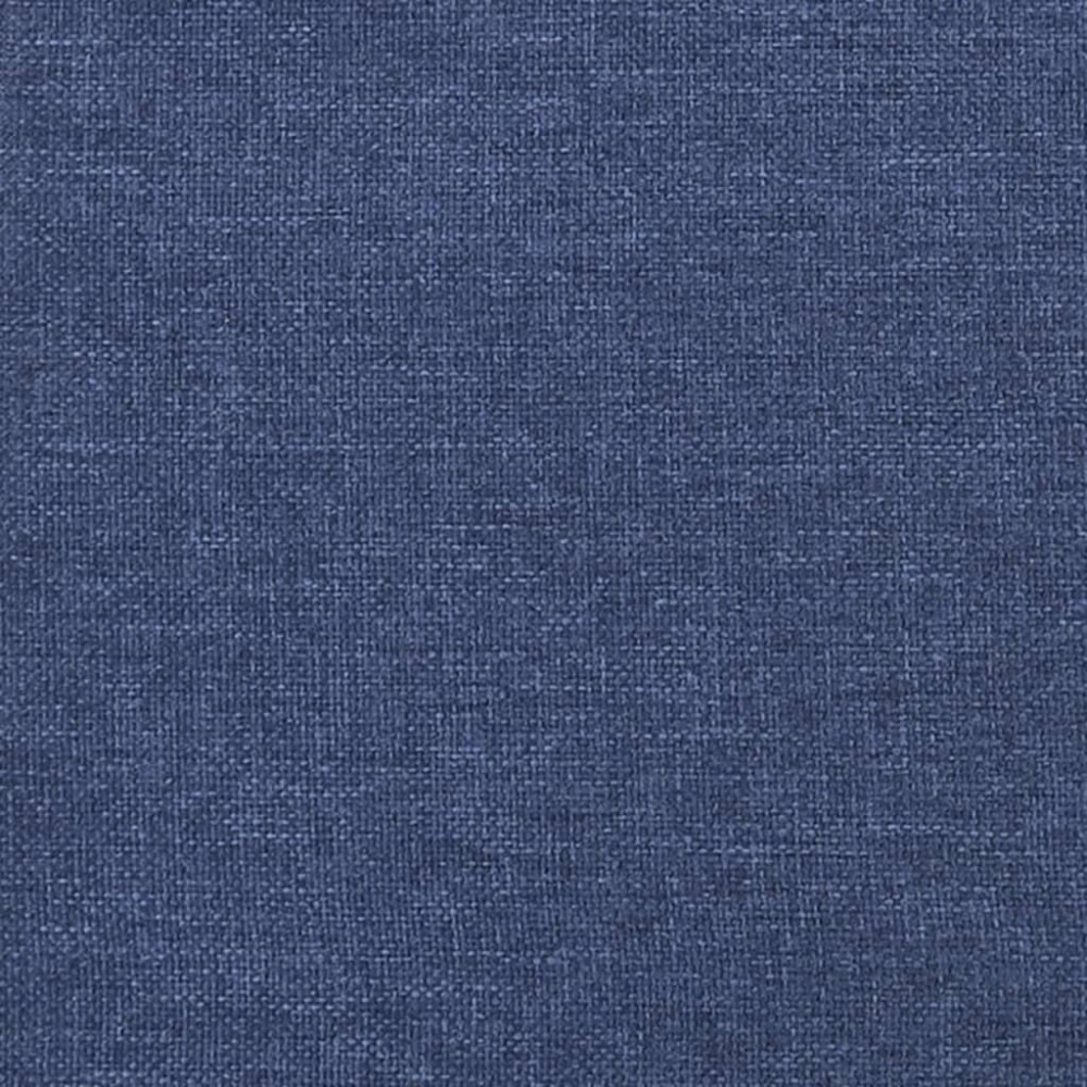 Produktbild för Sängram utan madrass blå 180x200 cm tyg