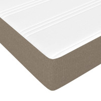 Produktbild för Pocketresårmadrass taupe 90x190x20 cm tyg