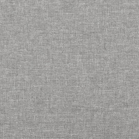 Produktbild för Pocketresårmadrass ljusgrå 90x200x20 cm tyg