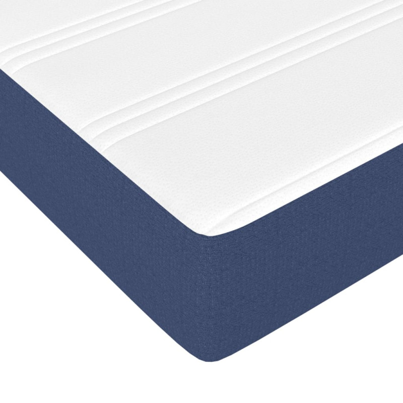 Produktbild för Pocketresårmadrass blå 140x200x20 cm tyg