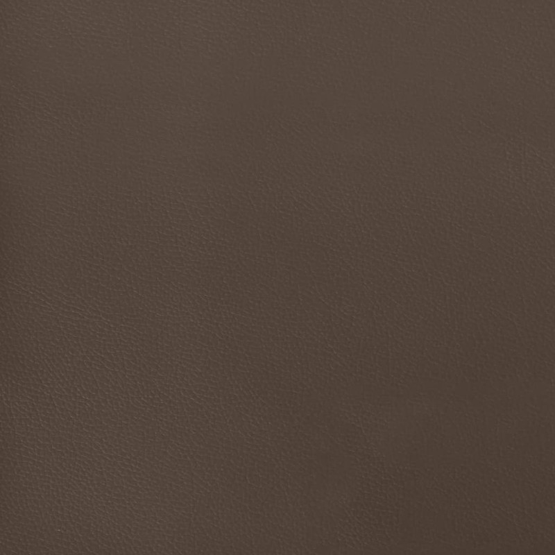 Produktbild för Pocketresårmadrass brun 140x200x20 cm konstläder