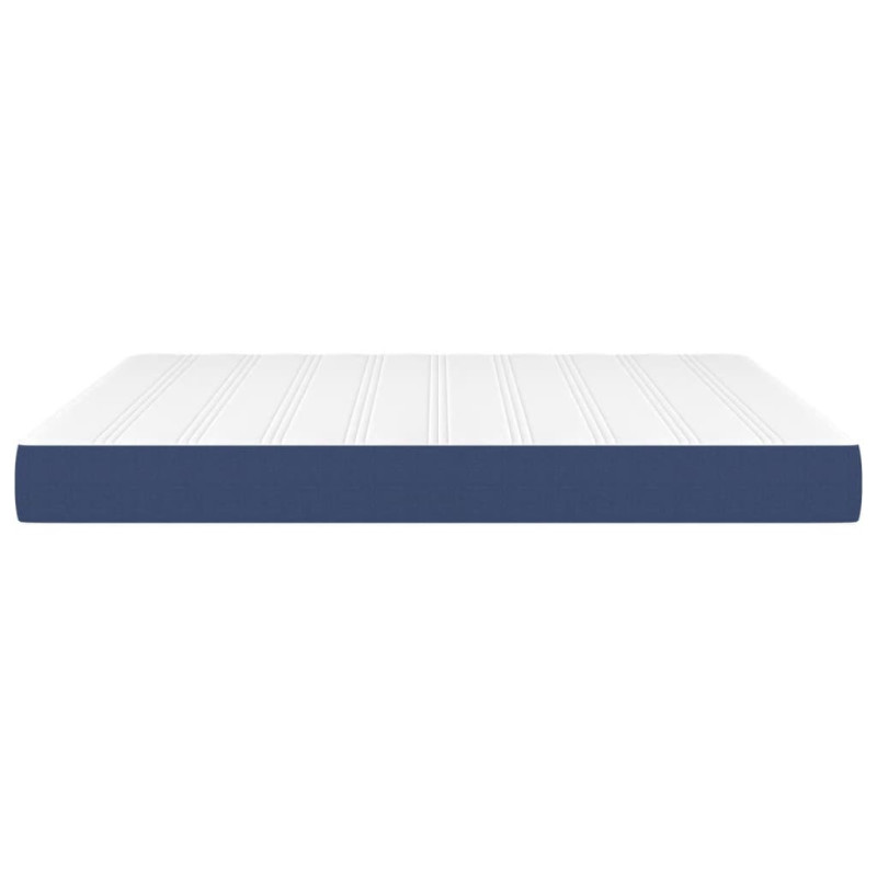 Produktbild för Pocketresårmadrass blå 160x200x20 cm tyg