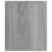 Produktbild för Bokhylla/tv-bänk Grå sonoma 36x30x143 cm konstruerat trä