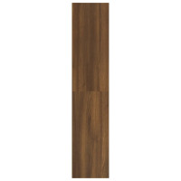 Produktbild för Bokhylla/tv-bänk Brun ek 36x30x143 cm konstruerat trä