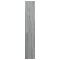 Produktbild för Bokhylla 4 hyllor Grå Sonoma 80x24x142 cm konstruerat trä