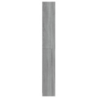 Produktbild för Bokhylla 5 hyllor grå sonoma 80x24x175 cm konstruerat trä