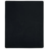 Produktbild för Dra-på-lakan jersey svart 100x200 cm bomull