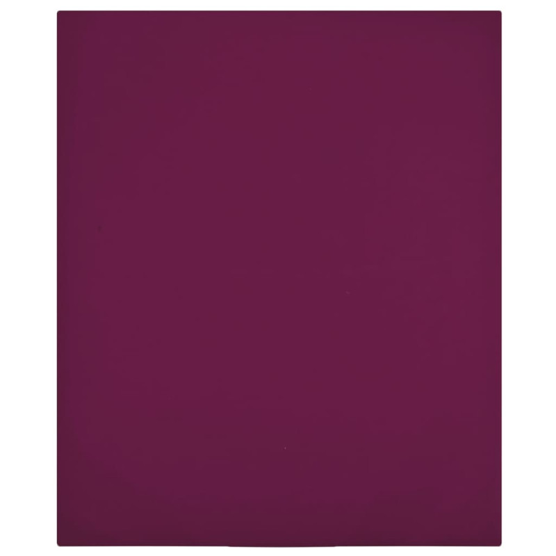 Produktbild för Dra-på-lakan jersey vinröd 90x200 cm bomull