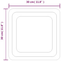 Produktbild för Badrumsspegel LED 30x30 cm