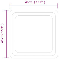 Produktbild för Badrumsspegel LED 40x40 cm