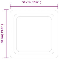 Miniatyr av produktbild för Badrumsspegel LED 50x50 cm