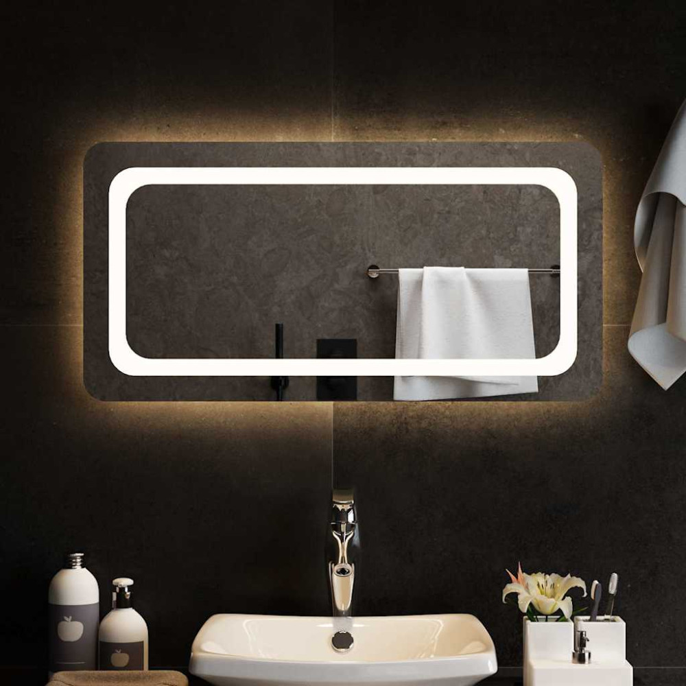 Produktbild för Badrumsspegel LED 80x40 cm