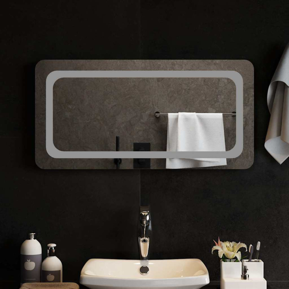 Produktbild för Badrumsspegel LED 80x40 cm