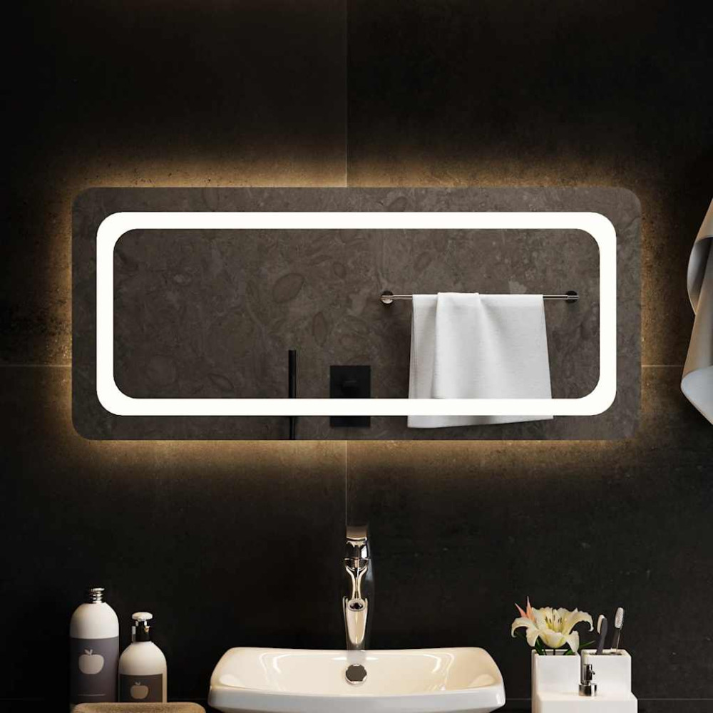 Produktbild för Badrumsspegel LED 90x40 cm