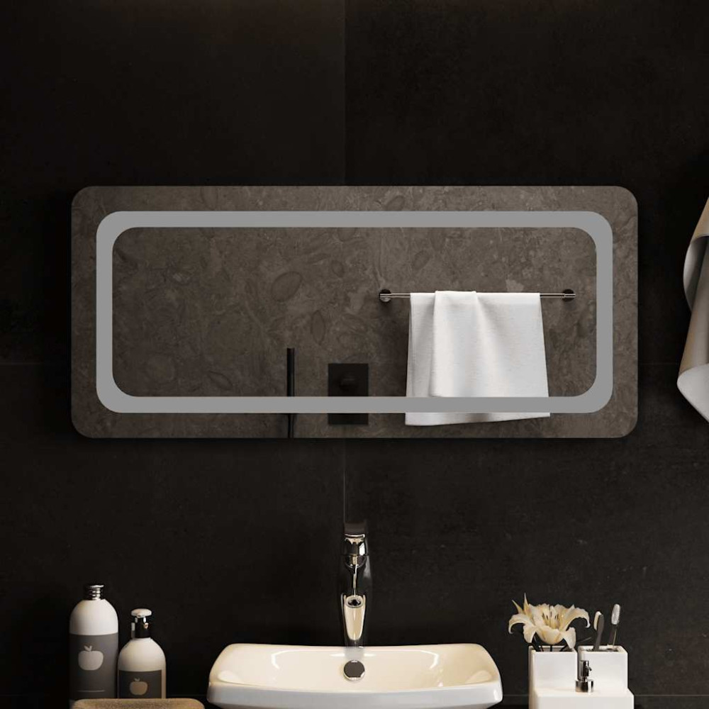 Produktbild för Badrumsspegel LED 90x40 cm