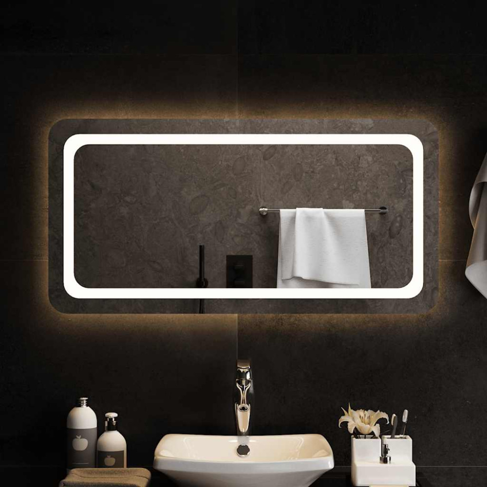 Produktbild för Badrumsspegel LED 100x50 cm