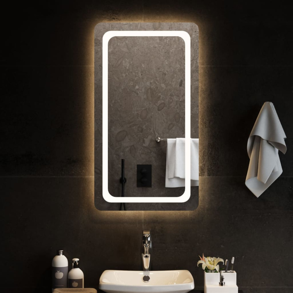 Produktbild för Badrumsspegel LED 50x90 cm