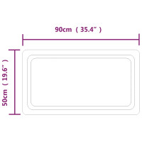 Produktbild för Badrumsspegel LED 50x90 cm