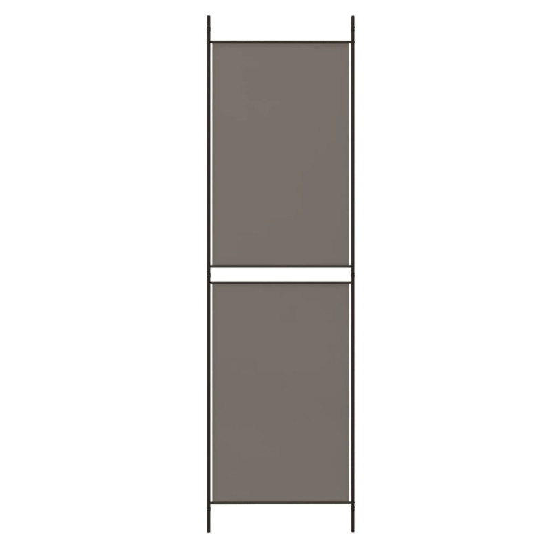 Produktbild för Rumsavdelare 3 paneler antracit 150x180 cm tyg