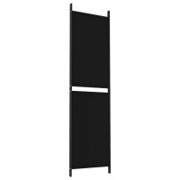 Miniatyr av produktbild för Rumsavdelare 3 paneler svart 150x180 cm tyg