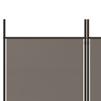 Miniatyr av produktbild för Rumsavdelare 5 paneler antracit 250x180 cm tyg