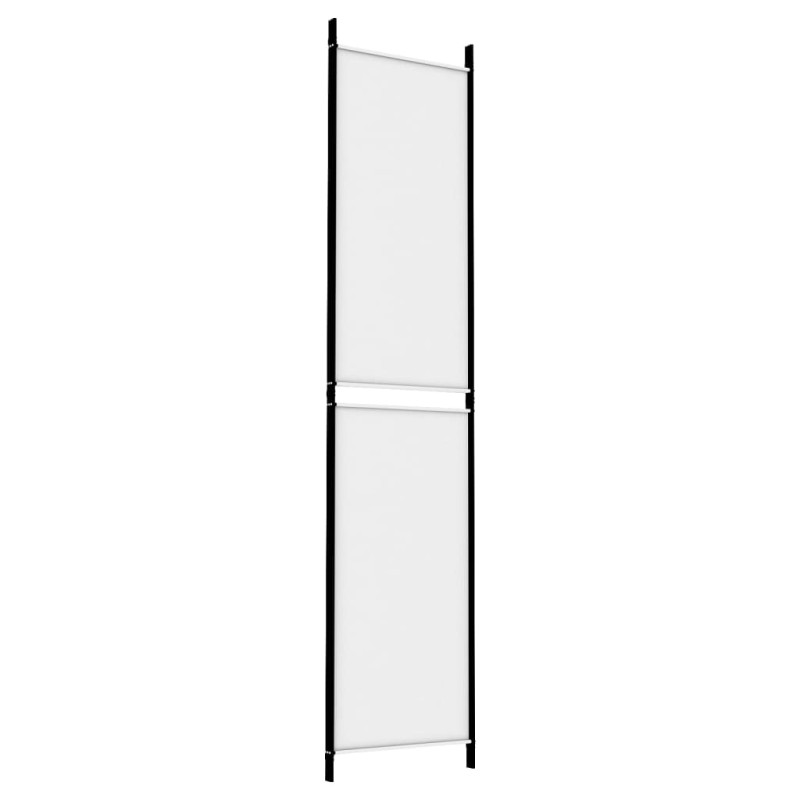 Produktbild för Rumsavdelare 3 paneler vit 150x220 cm tyg