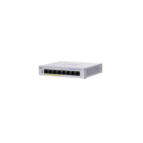 Cisco Cisco CBS110-8PP-D Ohanterad L2 Gigabit Ethernet (10/100/1000) Strömförsörjning via Ethernet (PoE) stöd Grå